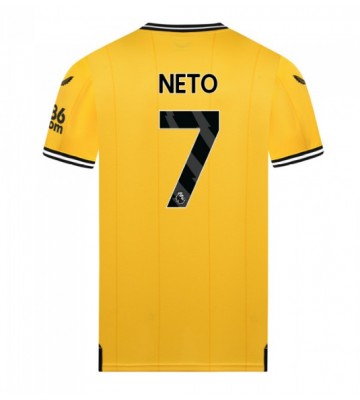 Wolves Pedro Neto #7 Replika Hjemmebanetrøje 2023-24 Kortærmet